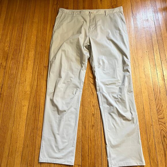 Rhone Other - Rhone Commuter Pants Mens 38 Cream Chino 100020 Golf Performance (39x33)